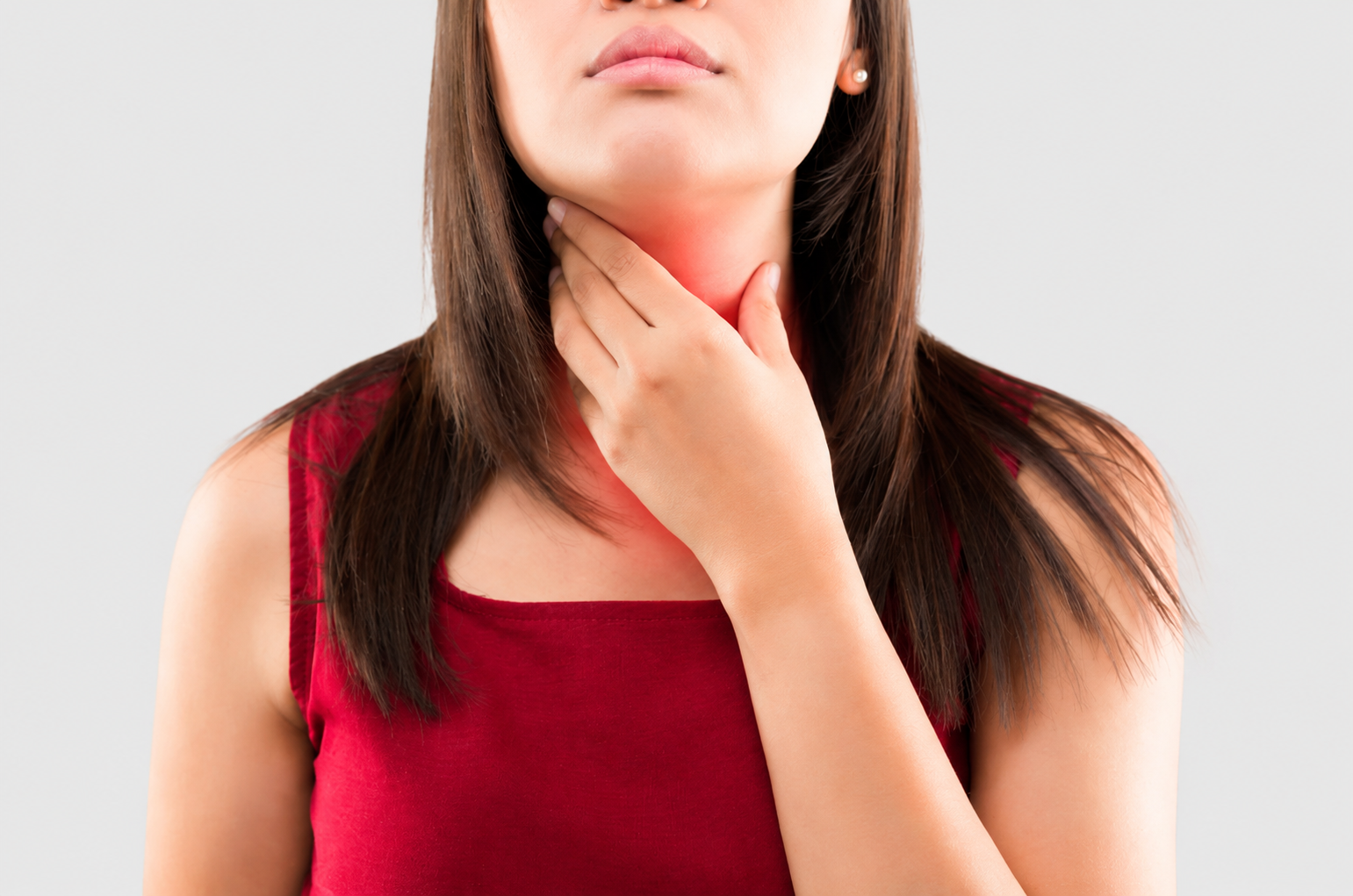 Sore throat treatment support