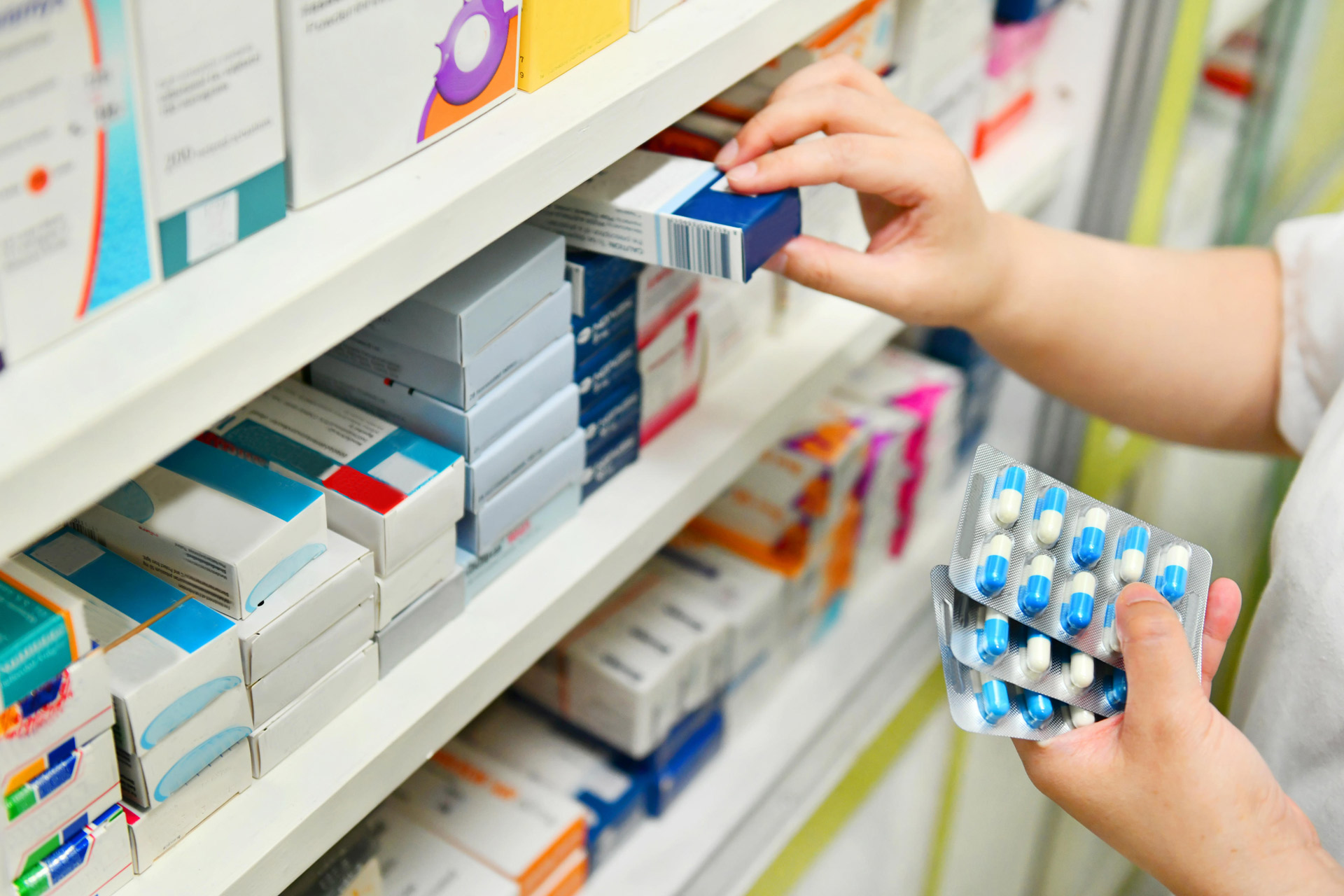 Pharmacist providing advice at Askern Pharmacy